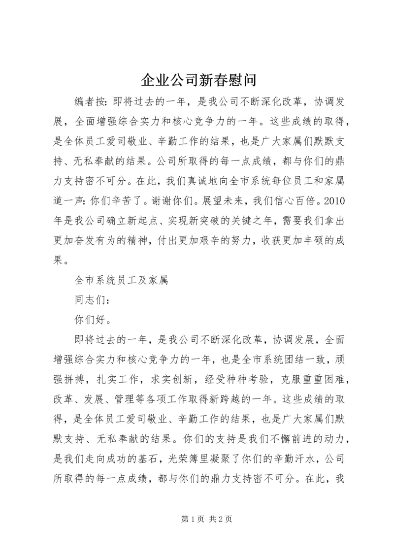 企业公司新春慰问.docx