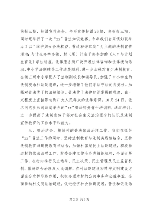 乡镇普法干部个人工作总结.docx