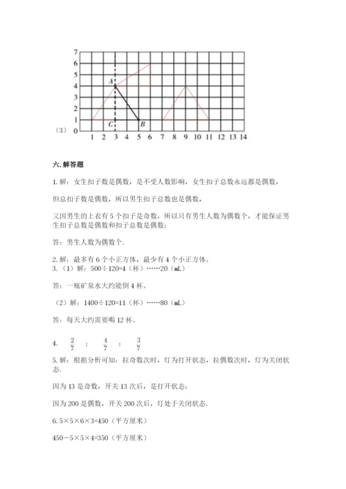 人教版五年级下册数学期末考试卷精品【考点梳理】.docx