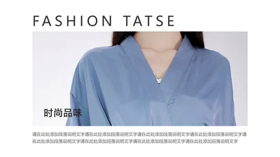 简约风并列关系1项PPT图文页
