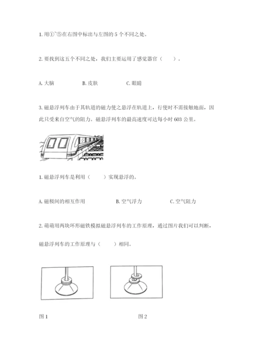 教科版小学科学二年级下册 期末测试卷精品（有一套）.docx