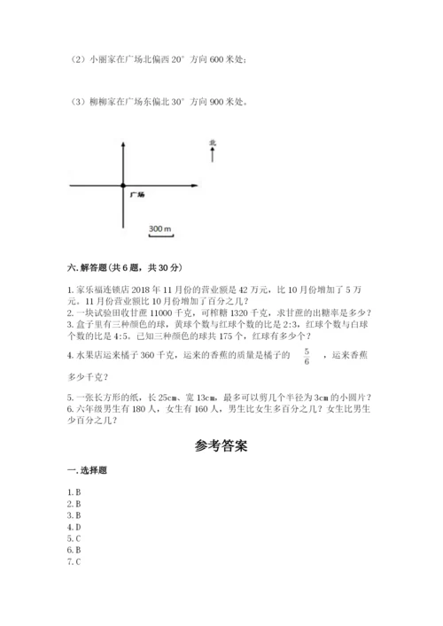 小学六年级上册数学期末测试卷含完整答案【典优】.docx