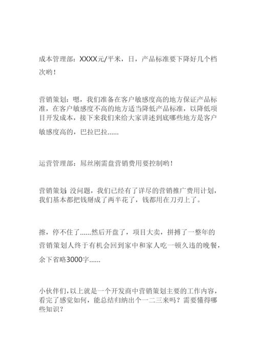 不懂这些就不要做房地产营销策划了.docx