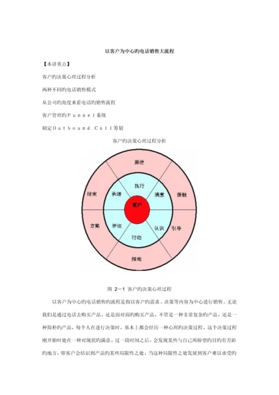 新编以客户为中心的电话销售大标准流程.docx