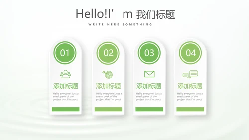绿色清新化妆品介绍动态PPT