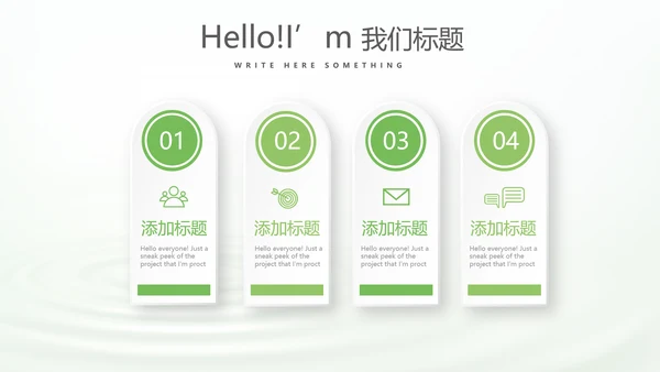 绿色清新化妆品介绍动态PPT