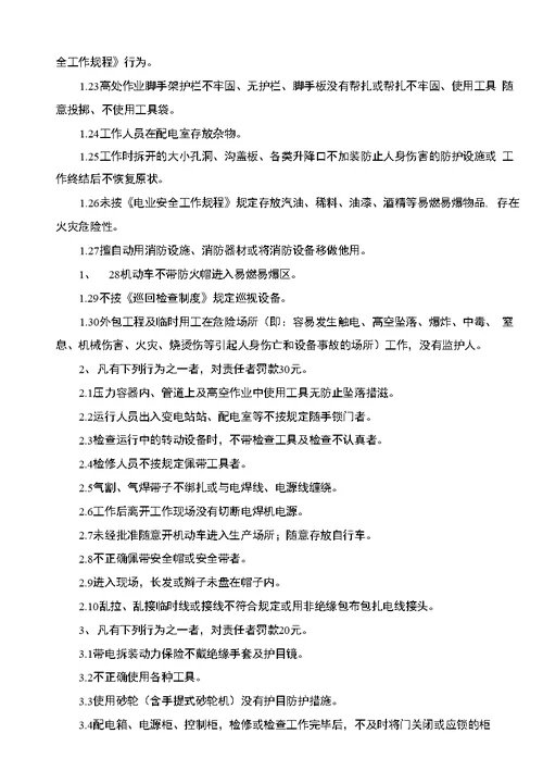 联益环保能源有限公司生产运行管理制度