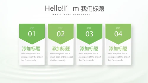 绿色清新化妆品介绍动态PPT