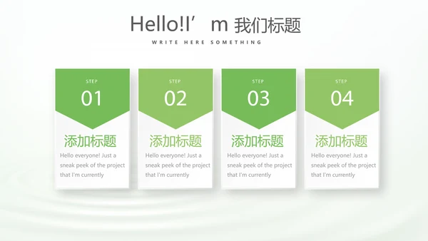 绿色清新化妆品介绍动态PPT