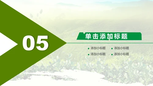绿色清新茶文化品茶论道动态PPT模板