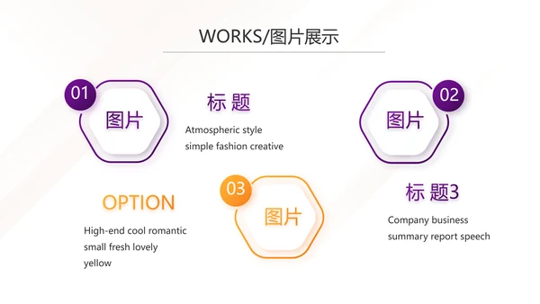 紫色简约大气公司产品介绍宣传PPT