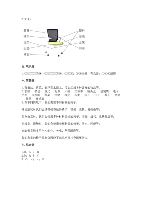 教科版二年级上册科学期末测试卷含答案【培优a卷】.docx