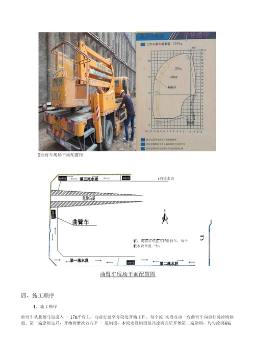 曲臂车高空作业车施工方案