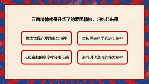 五四青年节热血青春放飞梦想PPT