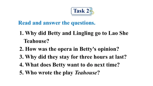 Module 5 Unit 1 I wanted to see the Beijing Opera.