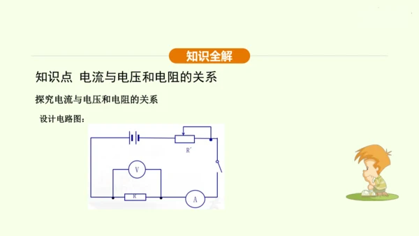 人教版 初中物理 九年级全册 第十七章 欧姆定律 17.1 电流与电压和电阻的关系课件（31页ppt