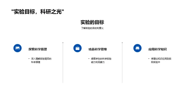 实验探索科学奥秘