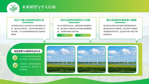 绿色新能源环保工业化PPT模板