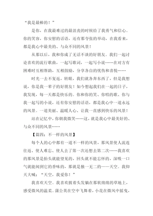 不一样的风景作文.docx