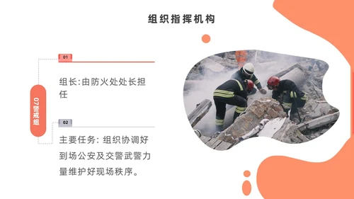 橙色简约商务建筑物业坍塌救援主题培训课件