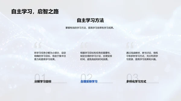 大学学习成效提升PPT模板