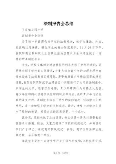 法制报告会总结.docx