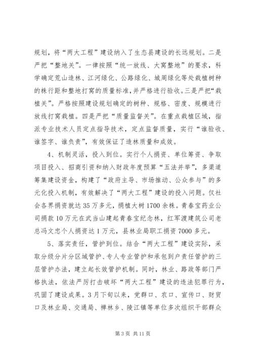 副县长在县城周绿化和绿色通道建设工作会讲话.docx