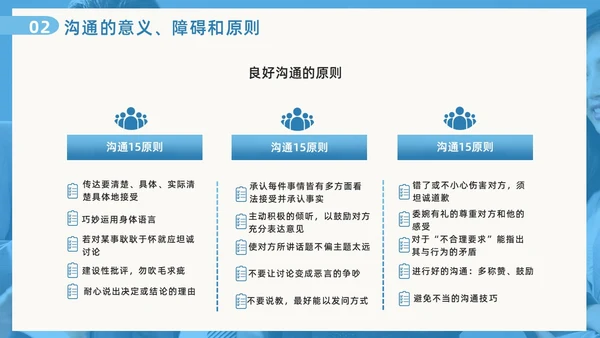 蓝色撕纸风跨部门沟通企业培训PPT模板沟通技巧