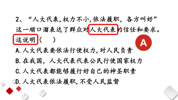 第三单元  人民当家作主  期末复习课件(共93张PPT)