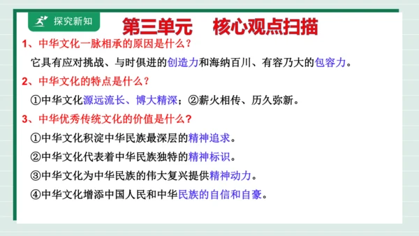 九上道法第三单元复习课件2024