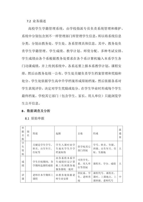 学生学籍综合管理系统需求分析报告.docx