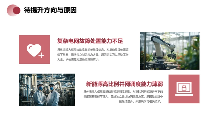 电气工程和自动化专业大学生职业生涯规划发展展示PPT模版