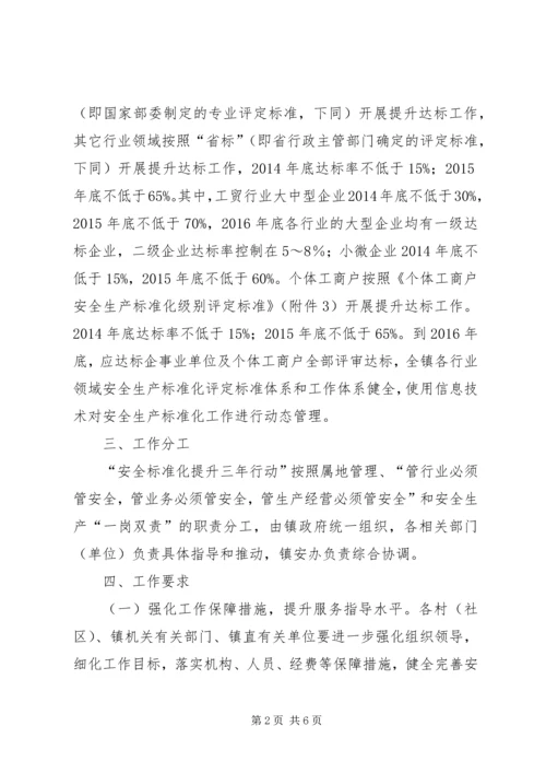 乡镇安全生产标准化建设提升工程实施方案.docx