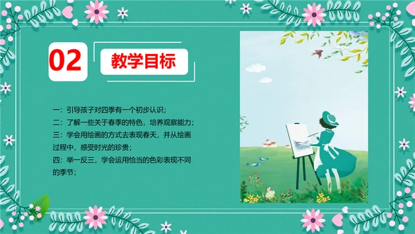 小学语文春天的故事PPT模板