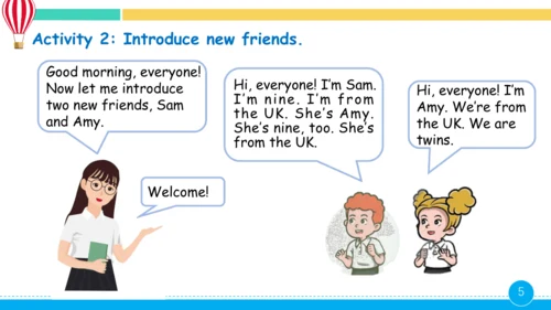Unit 1 Let's be friends! 第2课时课件（共22张PPT）