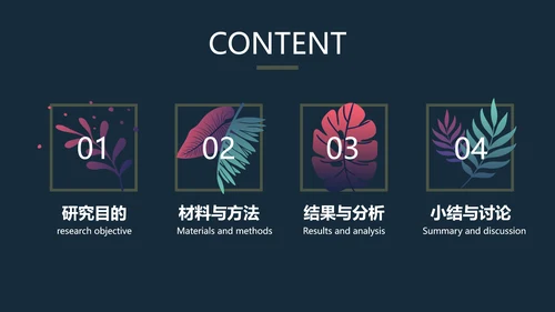 手绘插画风植物与污染研究总结报告