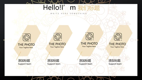 黑金高端大气金融产品介绍动态PPT模板