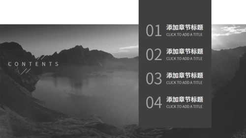灰色欧美风商务汇报通用PPT模板