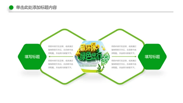 环保低碳绿色出行节能减排环境保护宣传PPT