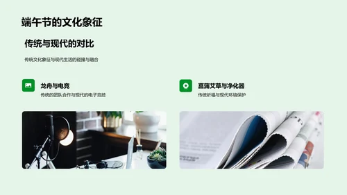 端午节文化研究报告PPT模板