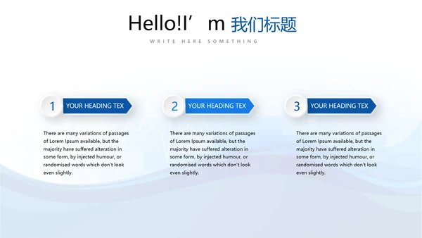 蓝色简约手术室述职报告动态PPT