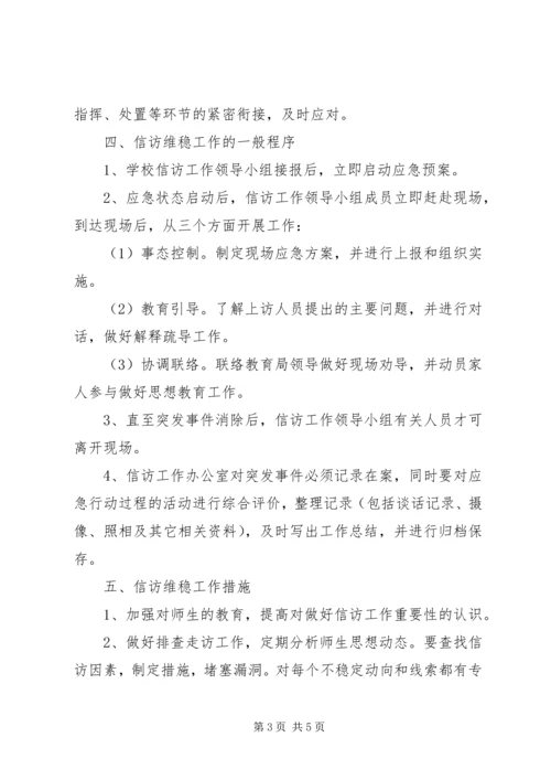双捷中学信访维稳稳工作大排查情况汇报.docx