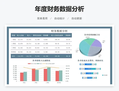 年度财务数据分析