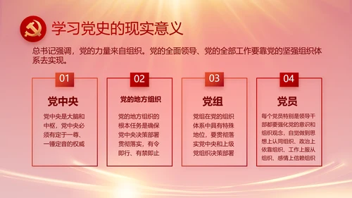 红色党建民主生活会学习主题动态PPT