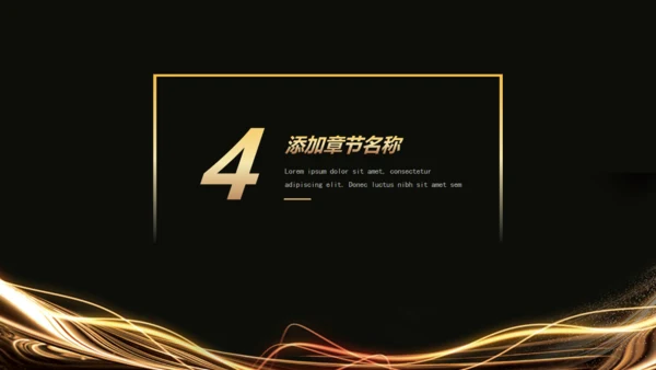 黑金高端商业计划书模板