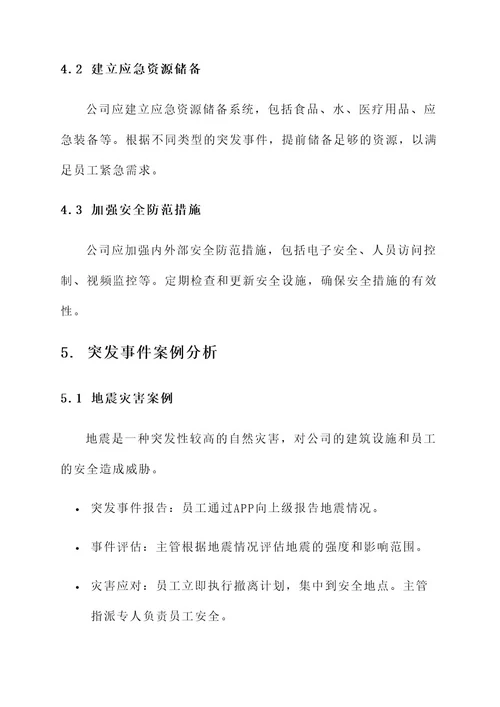 公司突发事件处理方案