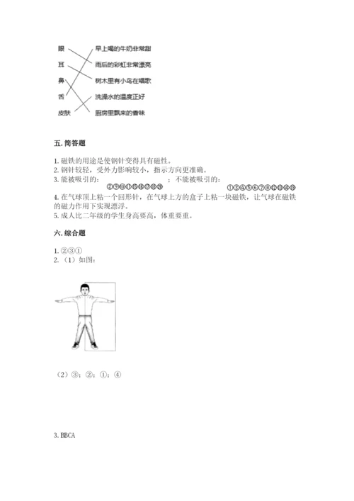 教科版小学科学二年级下册期末测试卷及参考答案【研优卷】.docx