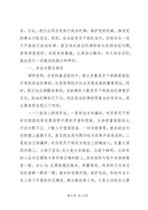 强党性方面存在的问题.docx