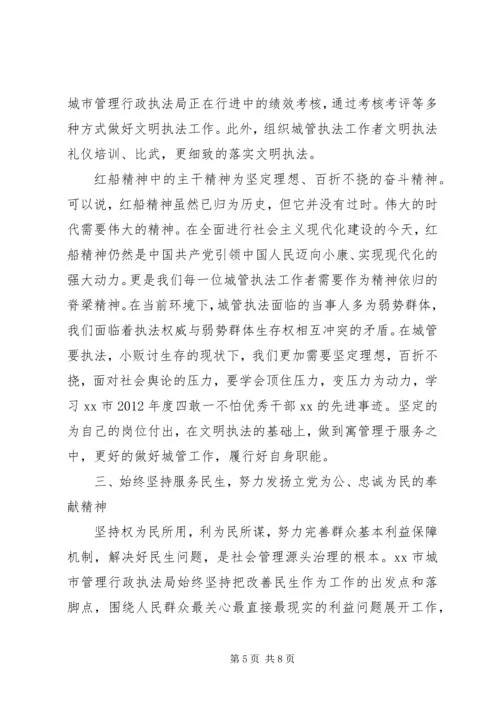 学习红船精神心得体会编辑精选.docx