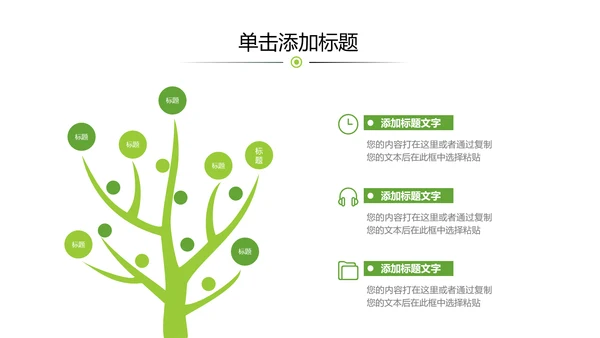 绿色生态环保低碳地球日自然环境PPT模板